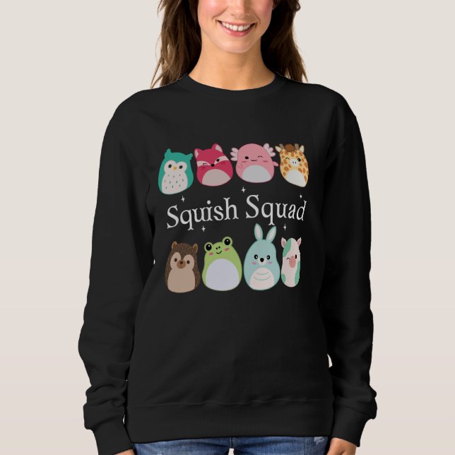 Sudadera Pastel del equipo de escuadrón squish grandes rega (Anverso)