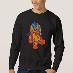 Sudadera Pastel Gótico Cute Voodoo Teddy Bear Doll