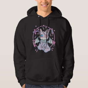 Sudadera Pastel Gótico Kawaii Yami Cat