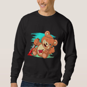 Sudadera Pastel Gótico Malvado Animal Asombroso Teddy Bear