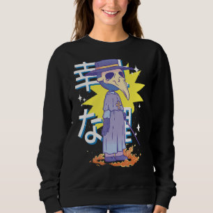 Sudadera Pastel Gótico Peste Médica Creepsia Estética Wicca