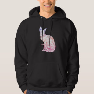 Sudadera Pastel Gótico Sphynx Cat Kitten Wicca Witch Tattoo
