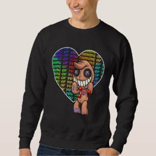 Sudadera Pastel Gótico Voodoo Muñeca Alt Ropa Adolescentes 