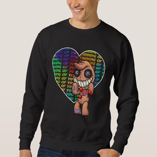 Sudadera Pastel Gótico Voodoo Muñeca Alt Ropa Adolescentes  (Anverso)