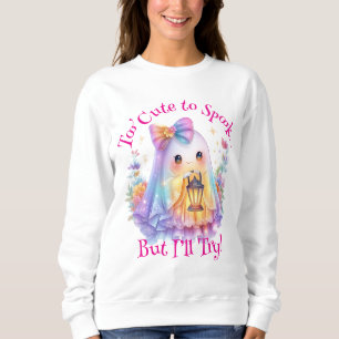Sudadera Pastel Kawaii Fantasma Dulce
