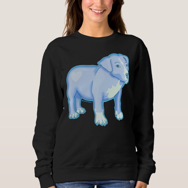 Sudadera Pastel Pitbull Blue (Anverso)
