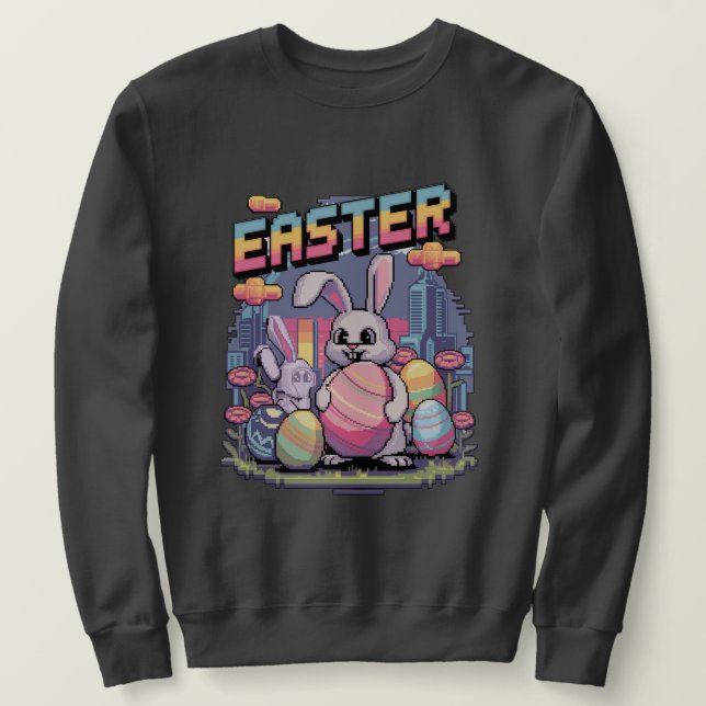 Sudadera Pastel Pixelation (Anverso del diseño)