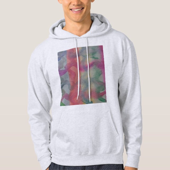Sudadera Pastel Resumen Arte (Anverso)