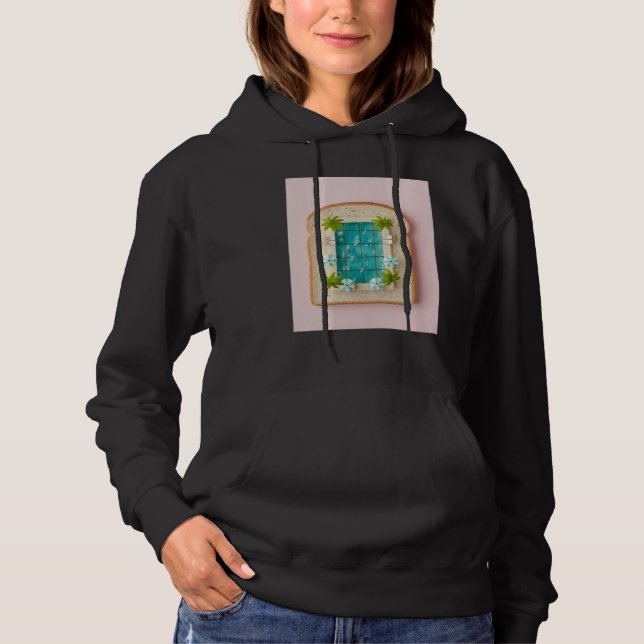 Sudadera Pastel Vaporwave Pool Toast (Anverso)