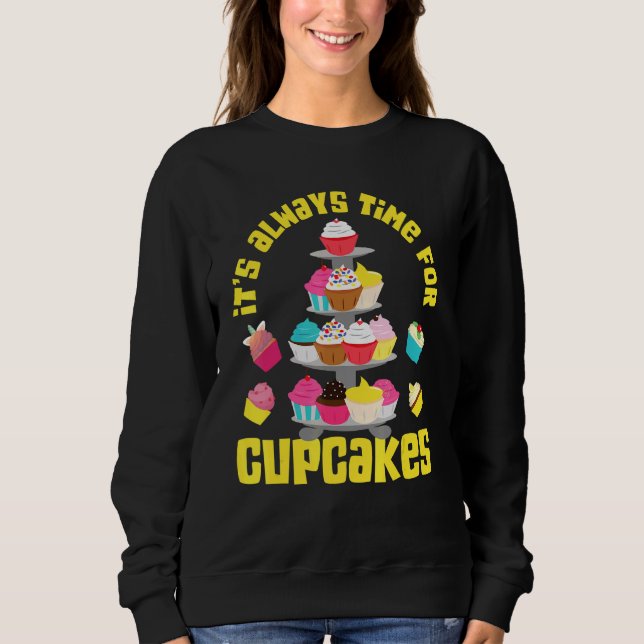 Sudadera Pasteles De Cupcakes (Anverso)