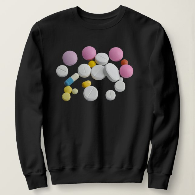 Sudadera Pastillas coloridas (Anverso del diseño)