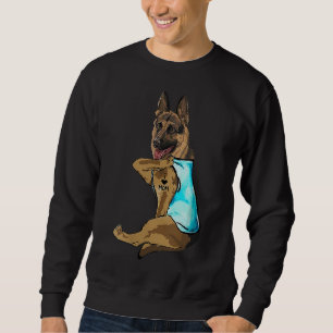 Sudadera Pastor alemán amo a mamá Tattoo