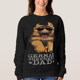 Sudadera Pastor Alemán Antiguo Papá Perro Para Papá Padre