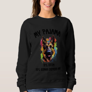 Sudadera Pastor alemán colorido - Gracioso diseño de perro