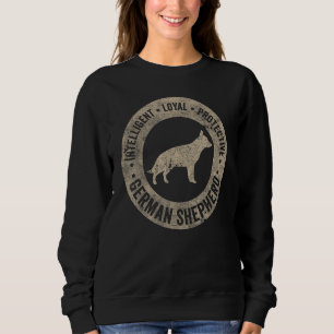 Sudadera Pastor Alemán Diseño Perro Alsaciano Propietario d