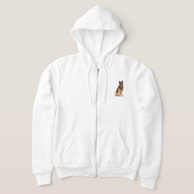Sudadera Pastor Alemán,diseño recto de envoltura de vaso, p (Distribución)