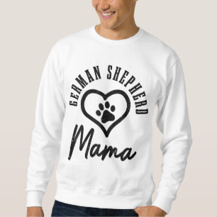 Sudadera Pastor alemán Mama Heart Dog Paw Pastor alemán
