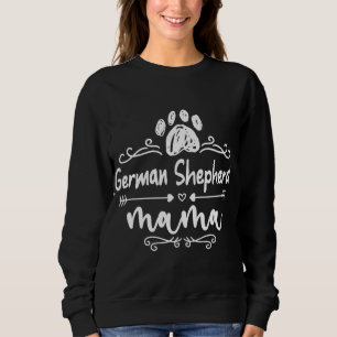 Sudadera Pastor alemán mamá, perro amante del pastor alemán