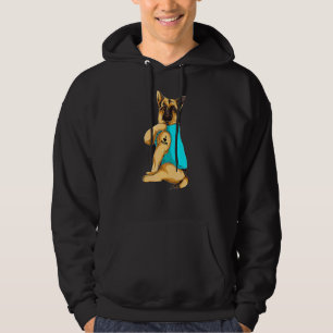 Sudadera Pastor Alemán Me Encanta Mamá Tattoo Apparel Perro