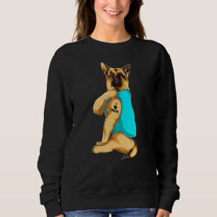 Sudadera Pastor Alemán Me Encanta Mamá Tattoo Apparel Perro