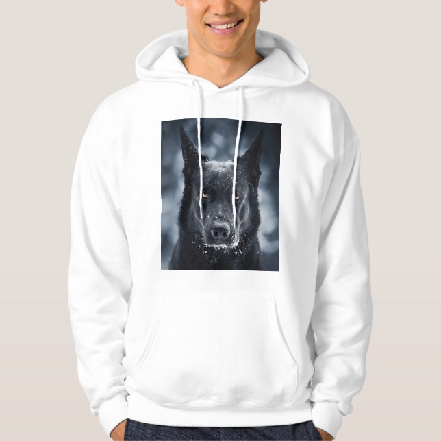 Sudadera Pastor alemán negro (Anverso)