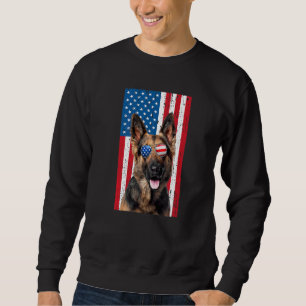 Sudadera Pastor Alemán Niños Para Hombres Cara Perro GSP Am