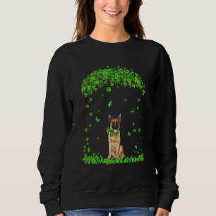 Sudadera Pastor Alemán Perro Green Shamrock C St Patr