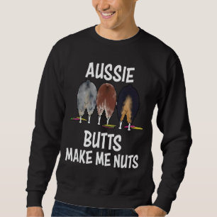 Sudadera Pastor australiano aussie Butts me hace notar