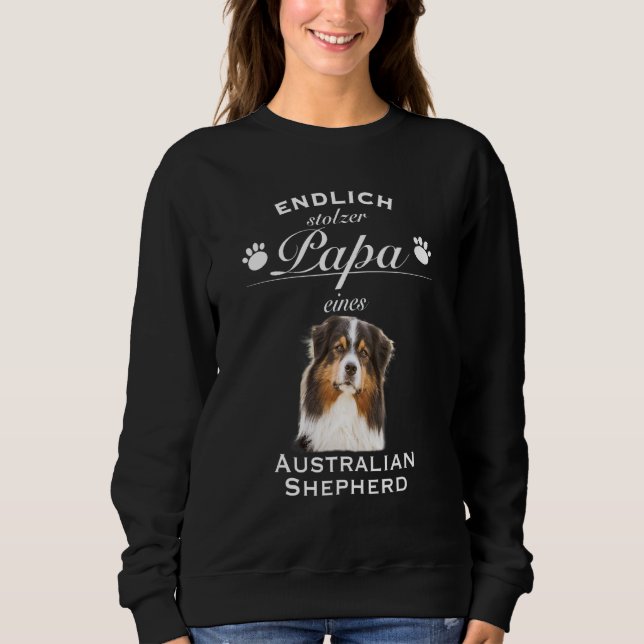 Sudadera Pastor Australiano Aussie Dog (Anverso)
