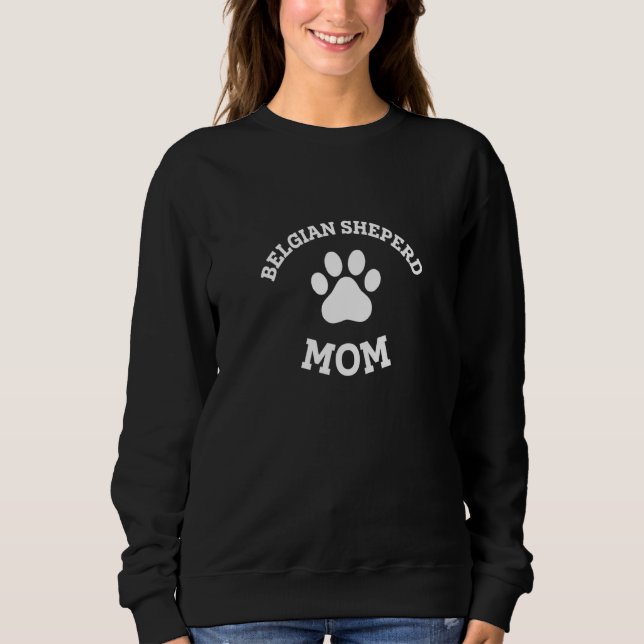 Sudadera Pastor Belga Madre Perro Pastor Belga Malinois (Anverso)