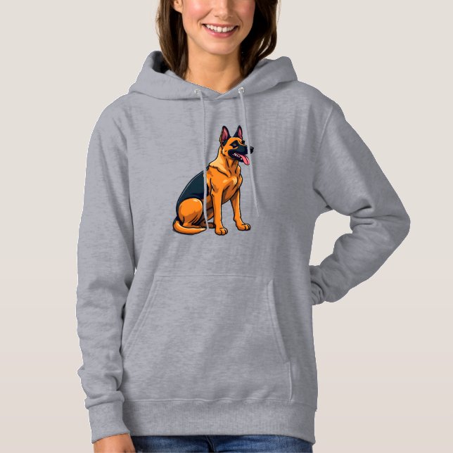 Sudadera Pastor Belga Malinois (1) (Anverso)
