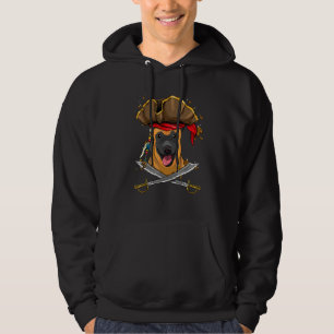 Sudadera Pastor Belga Malinois Pirata Niños Perro Pirata Ca
