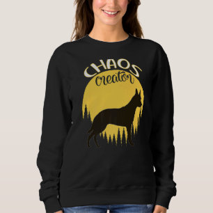 Sudadera Pastor belga Malinois Retro 6