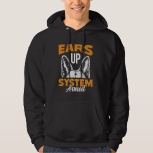 Sudadera Pastor belga OJO SISTEMA ARMADO Funny Malino