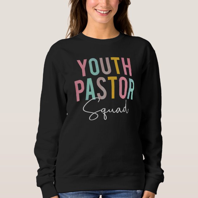 Sudadera Pastor de Jóvenes Squad Día de Agradecimiento Colo (Anverso)