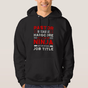 Sudadera Pastor Diablo Hardcore deja trabajo oficial en Nin