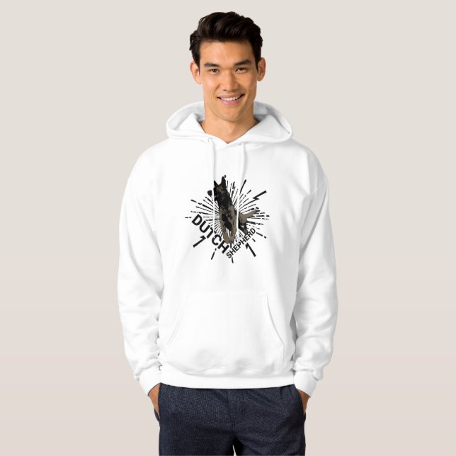 Sudadera Pastor holandés - Dutchie (Anverso completo)