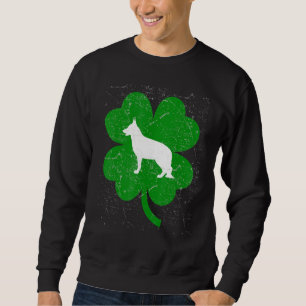 Sudadera Pastor holandés Shamrock St Patrick's Day