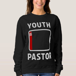 Sudadera Pastor Juvenil Batería Baja Energía Iglesia Campam