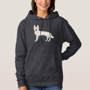 Sudadera Pastor Suizo Blanco Pastor Alemán Blanco