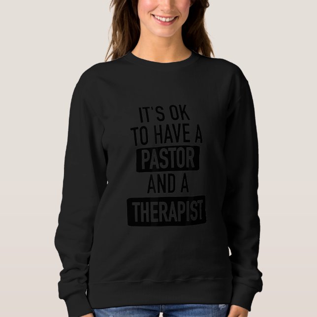 Sudadera Pastor y Terapia (Anverso)