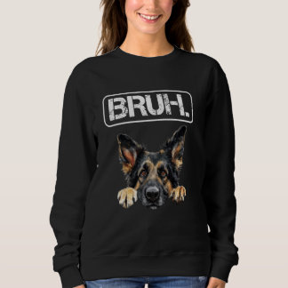 Sudadera Pastor yugoslavo Bruh Perro gracioso Perro