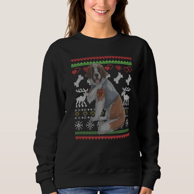 Sudadera Patada de Navidades feos de San Bernardo (Anverso)