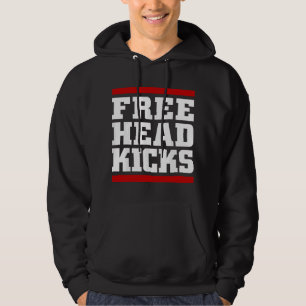Sudadera Patadas Libres de Cabeza Luchador de MMA Muay Thai