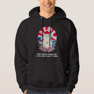 Sudadera Patas Arriba Como Si No Te Importara Gato Humor De