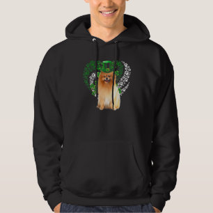 Sudadera Patas de Pomerania Corazón Afortunado Día del Amor