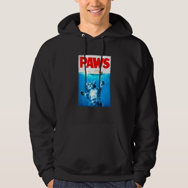 Sudadera Patas para gato y tiburón (Anverso)