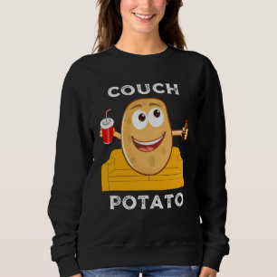 Sudadera Patata de Sofá Gente Perezosa Repantigada Viendo