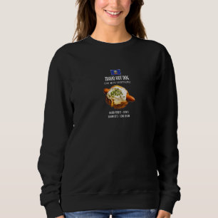 Sudadera Patata Horneada con Perro Caliente Idaho Cebolleta