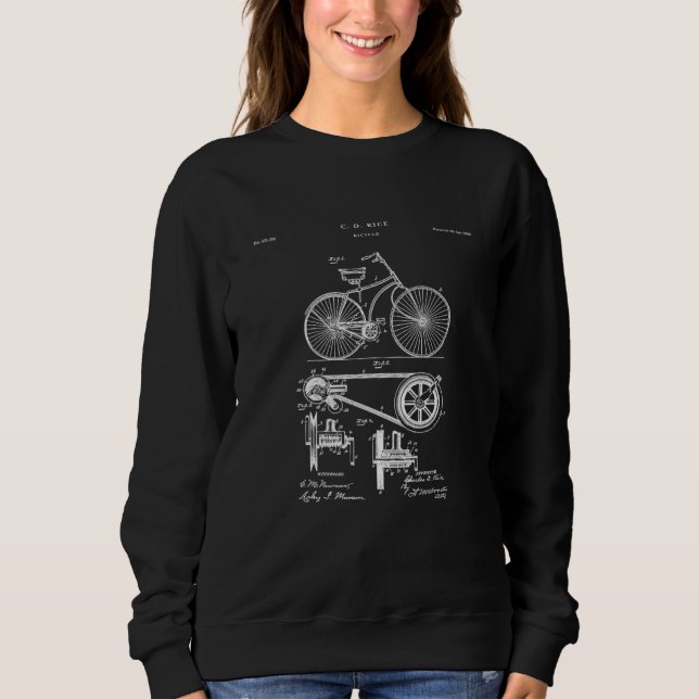 Sudadera Patente de Bicicleta Deporte (Anverso)